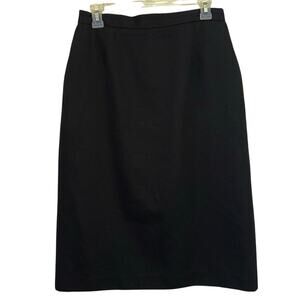 Napa Studio Vintage Black Wool Blend Skirt
